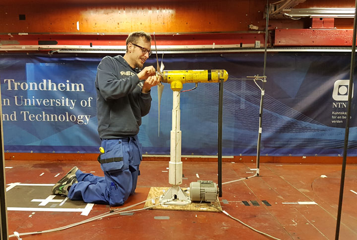 Franz Mühle, NTNU monterer alternativ rotor