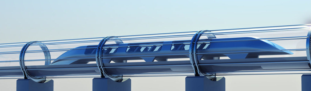 Illustrasjon av hyperloop