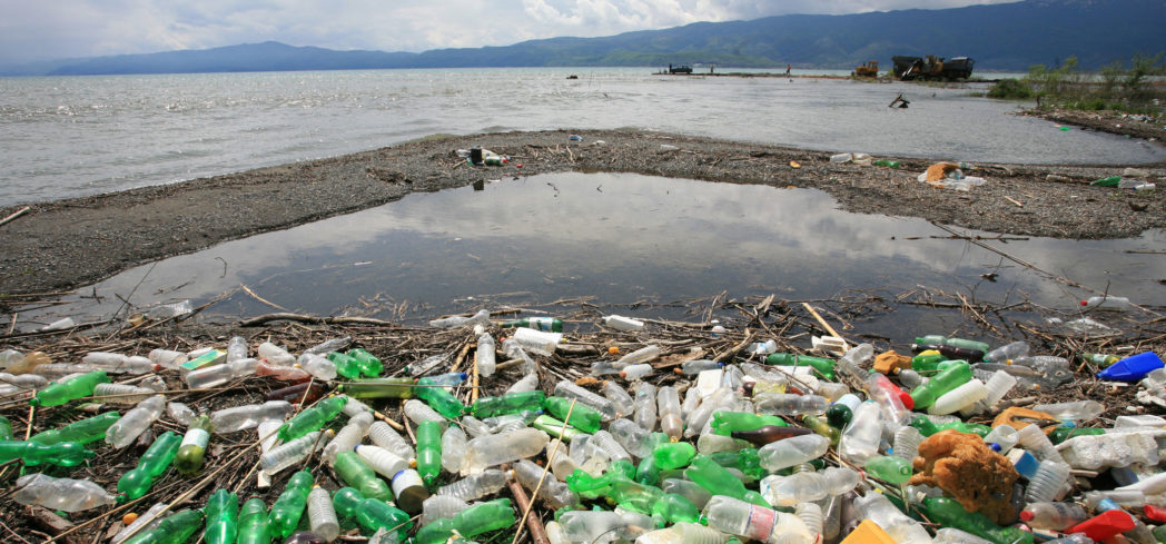 Washed up plastic