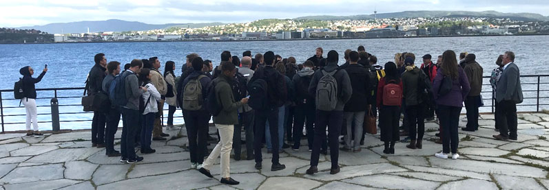 Enjoying the excursion at Munkholmen  IEAGHG CCS Summer School