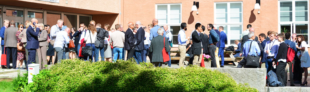 TCCS-10 participants outside during a break.