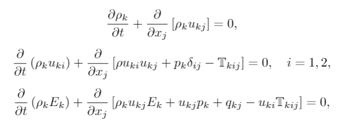 Navier Stokes equations explain how fluids will react in different situations