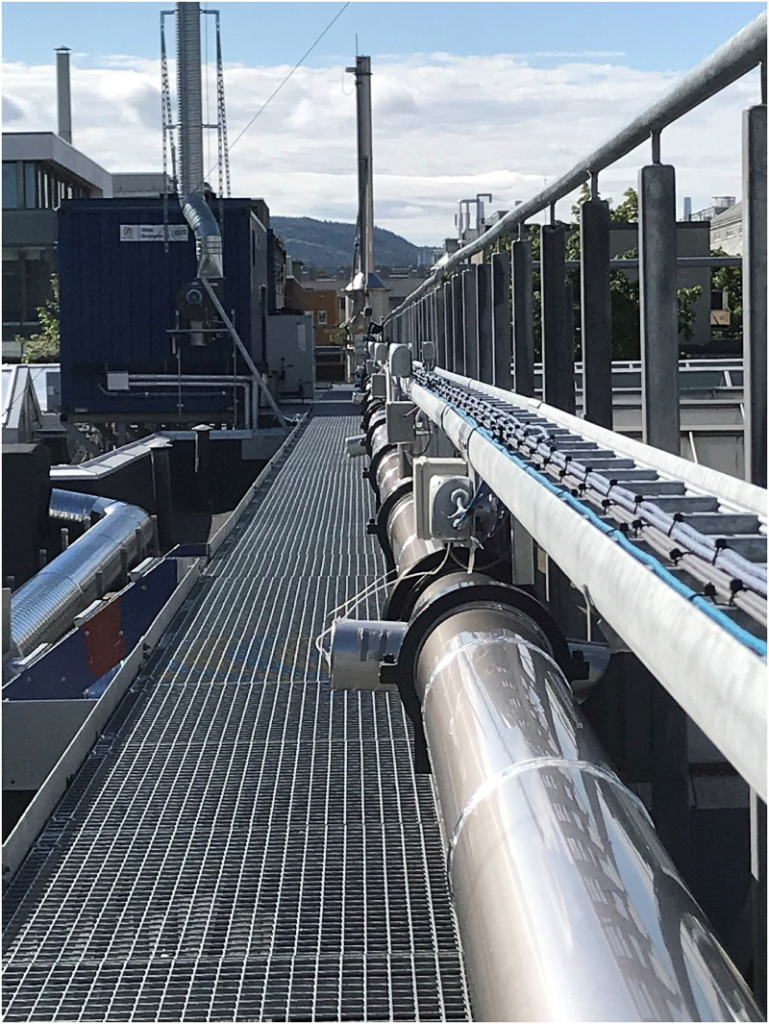 CO2 pipeline for testing in Trondheim, Norway