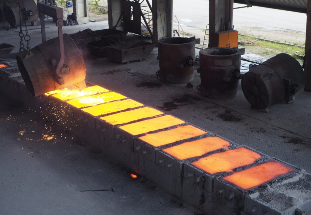 Industrial casting process