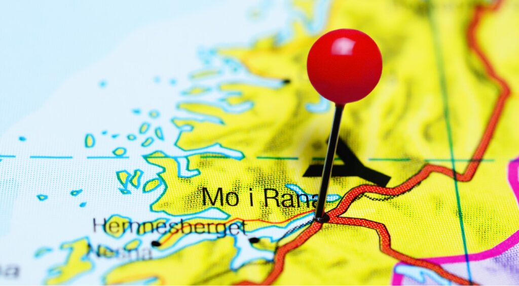 Mo Industripark is located in Mo i Rana, northern Norway