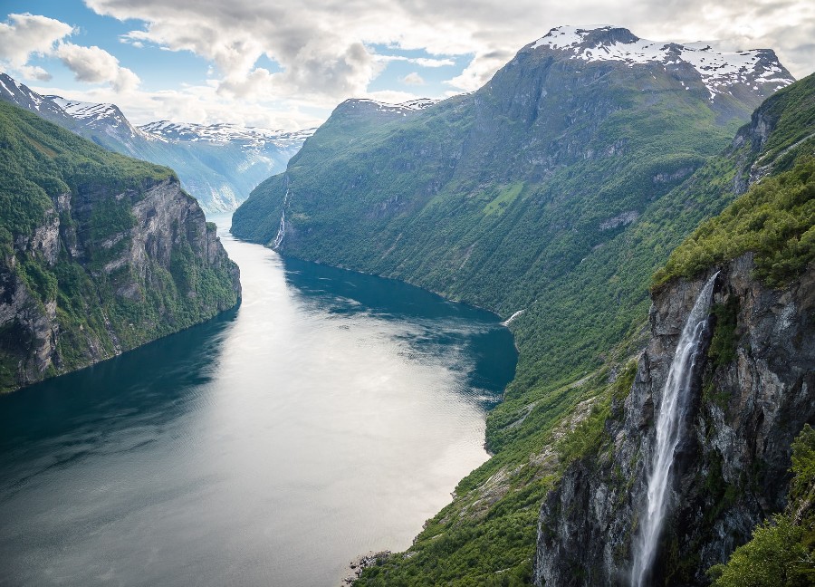 Geirangerfjord in western Norway