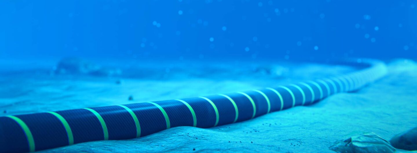 Image of a subsea cable