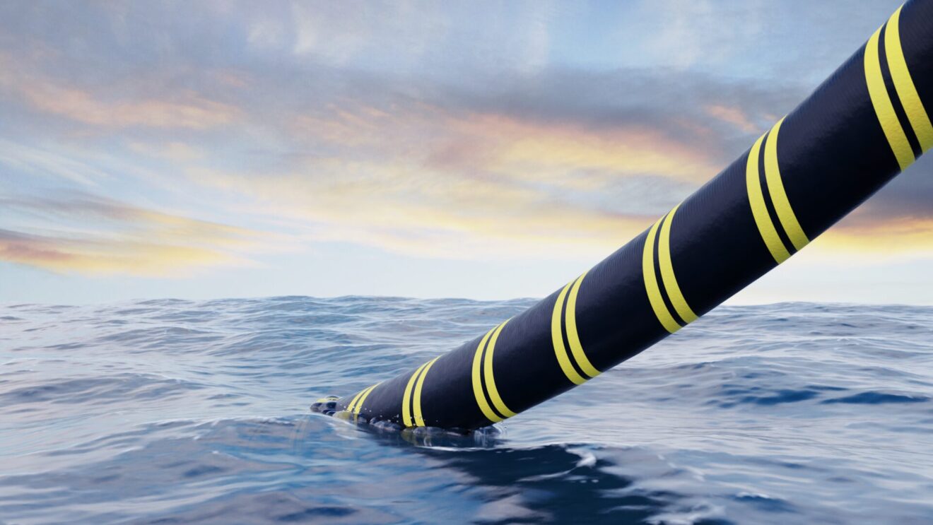 3d,Rendering,Of,A,Submarine,Cable,Being,Installed