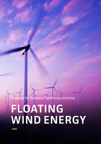 Cover of document: Proposal for European lighthouse initiative - Floating wind energy