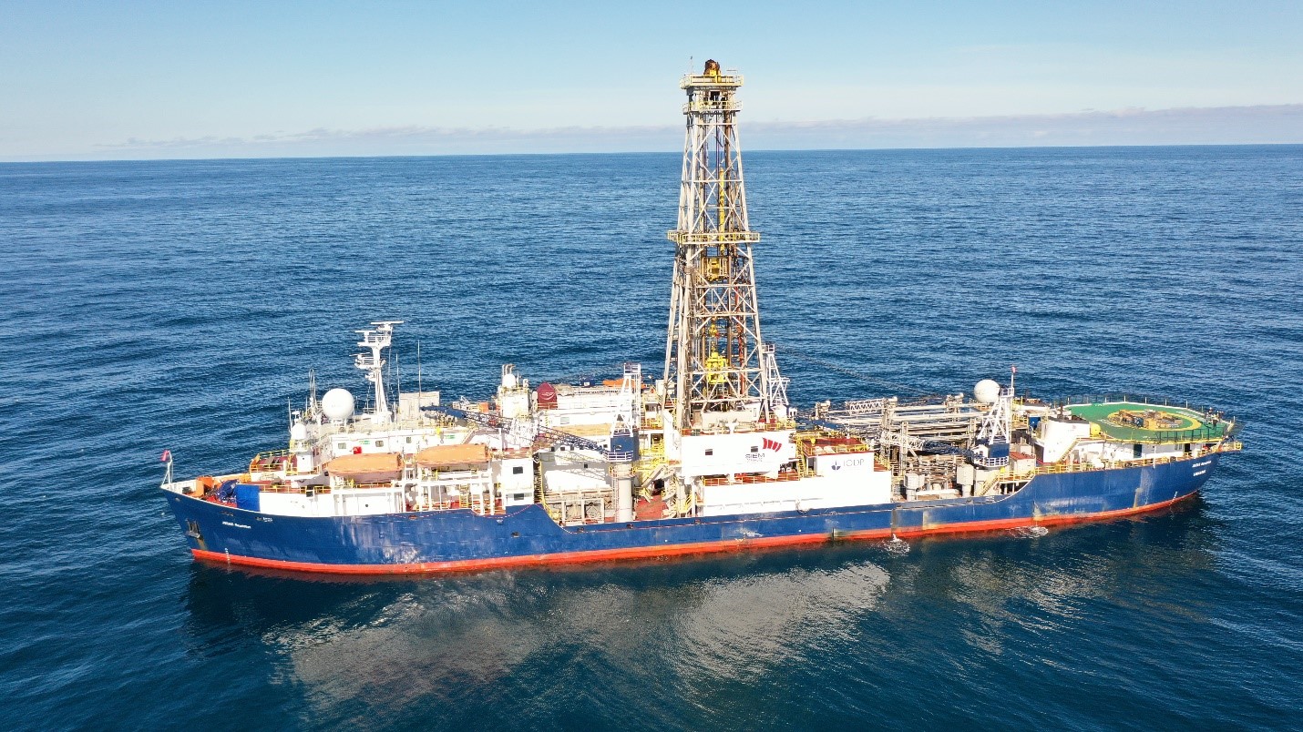 The JOIDES Resolution scientific drilling vessel