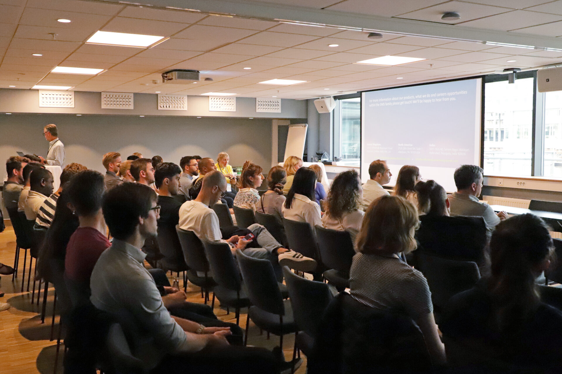 PhD and master's students at TCCS-12