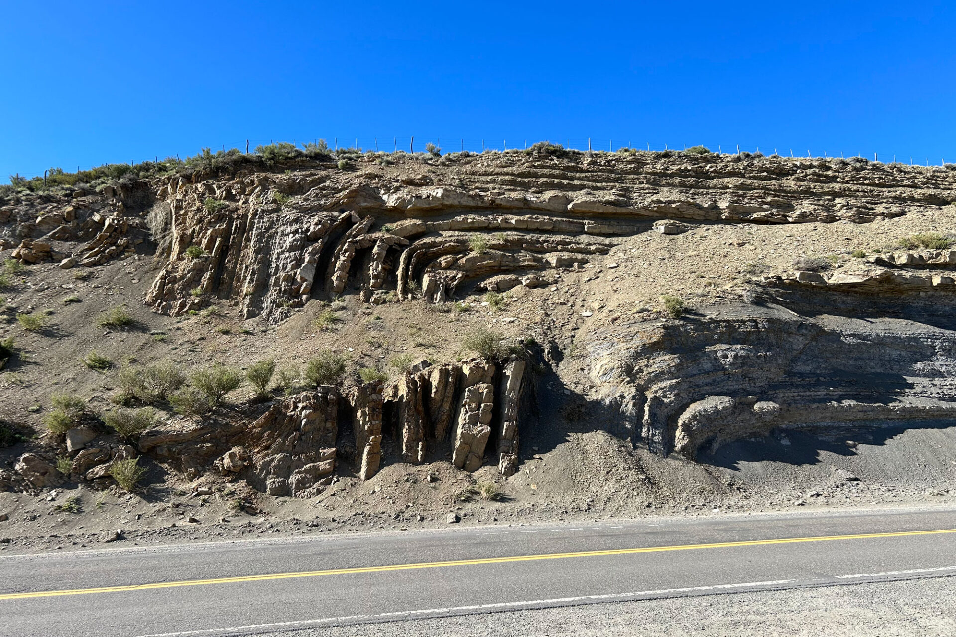 Deformation of rock strata