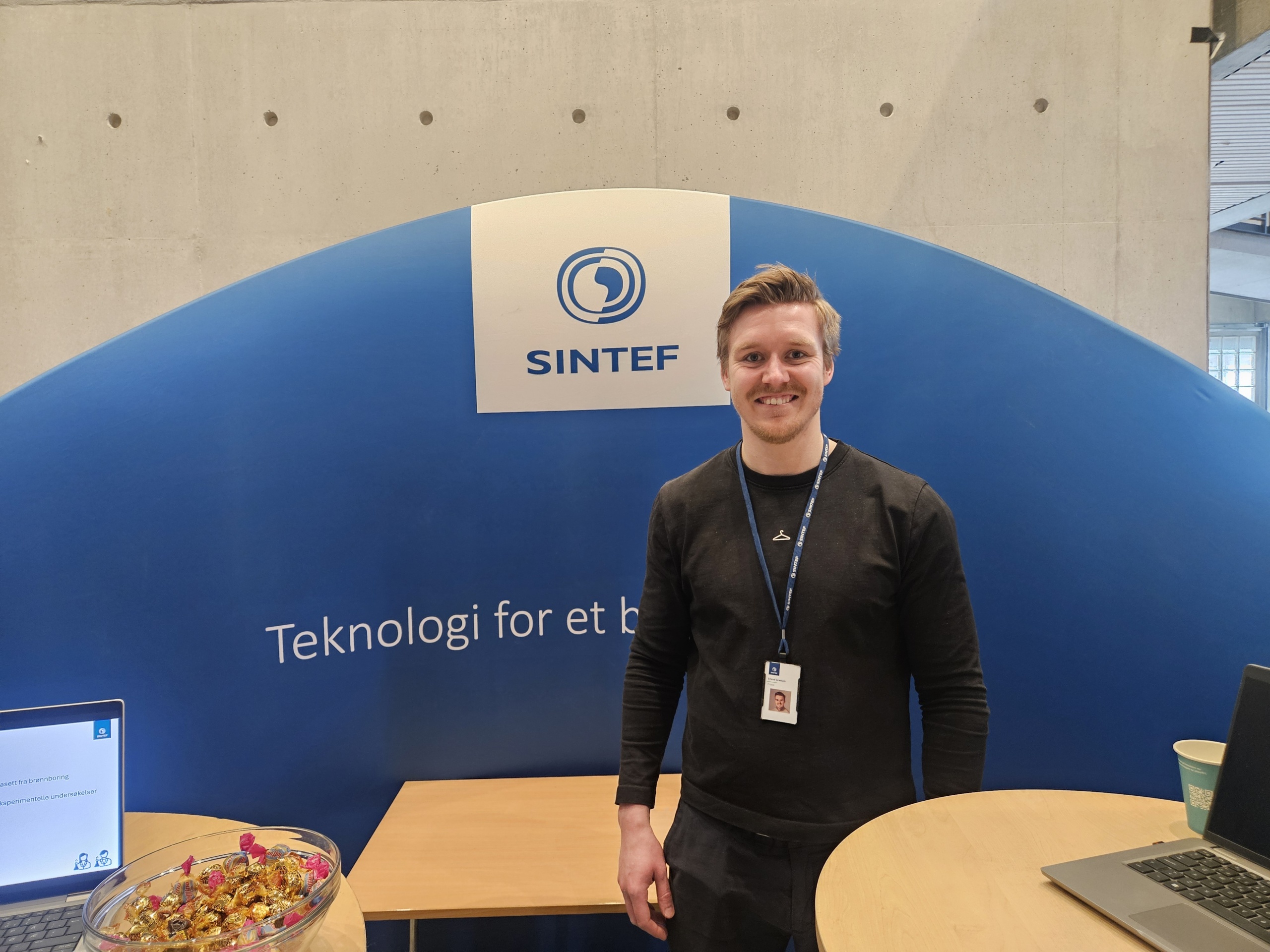 Erlend Grøttum forteller om oppholdet i SINTEF Energi