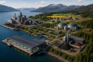 Illustrasjon industriell symbiose